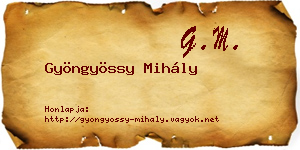 Gyöngyössy Mihály névjegykártya